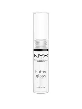 Image of Nyx Professional Makeup Non-Sticky, Butter Lip Gloss Clear -8Ml