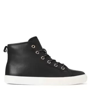 Image of Lauren by Ralph Lauren Jinger Hi Top Trainers - Black
