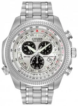 Image of Citizen Eco-Drive Mens Stainless Steel Chronograph Watch