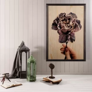 Image of Violet XL Multicolor Decorative Framed Wooden Painting