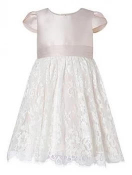 Image of Monsoon Baby Girls Lace Bridesmaid Dress - Pink, Size 18-24 Months