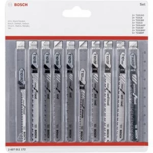 Image of Bosch Accessories 2607011172 Clean Precision jigsaw blade set, 10 Piece 10 pc(s)