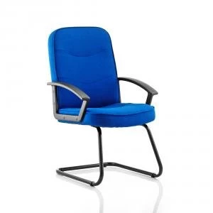 Image of Trexus Harley Cantilever With Arms Fabric Blue Ref EX000037