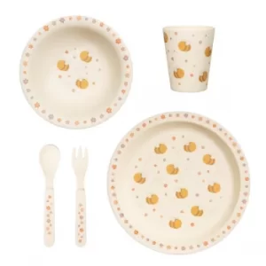 Image of Sass & Belle Bee Happy Bamboo Tableware Set