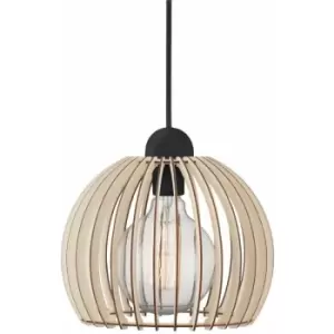 Image of Nordlux Chino 25cm Wire Frame Pendant Ceiling Light Brown, E27