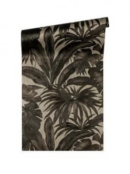 Image of Versace Giungla Black/Gold Wallpaper