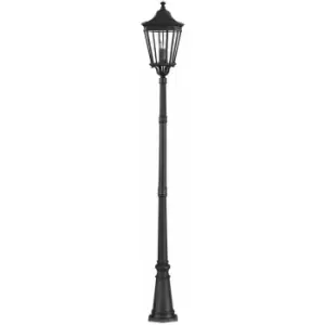 Image of Loops - Outdoor IP44 3 Bulb Lamp Post Light Black LED E14 60W Bulb Outside External