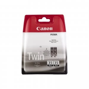 Image of Canon 1509B012 PGI35 Black Ink 9ml Twinpack