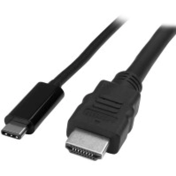 Image of StarTech CDP2HDMM1MB 1m USB C to HDMI Adapter Cable 4K 30Hz