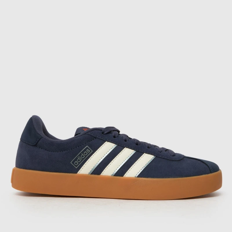 Image of adidas VL Court 3.0 Trainers in Navy Navy UK 6 (EU 39?)