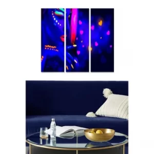 Image of MDF551496922 Multicolor Decorative MDF Painting (3 Pieces)