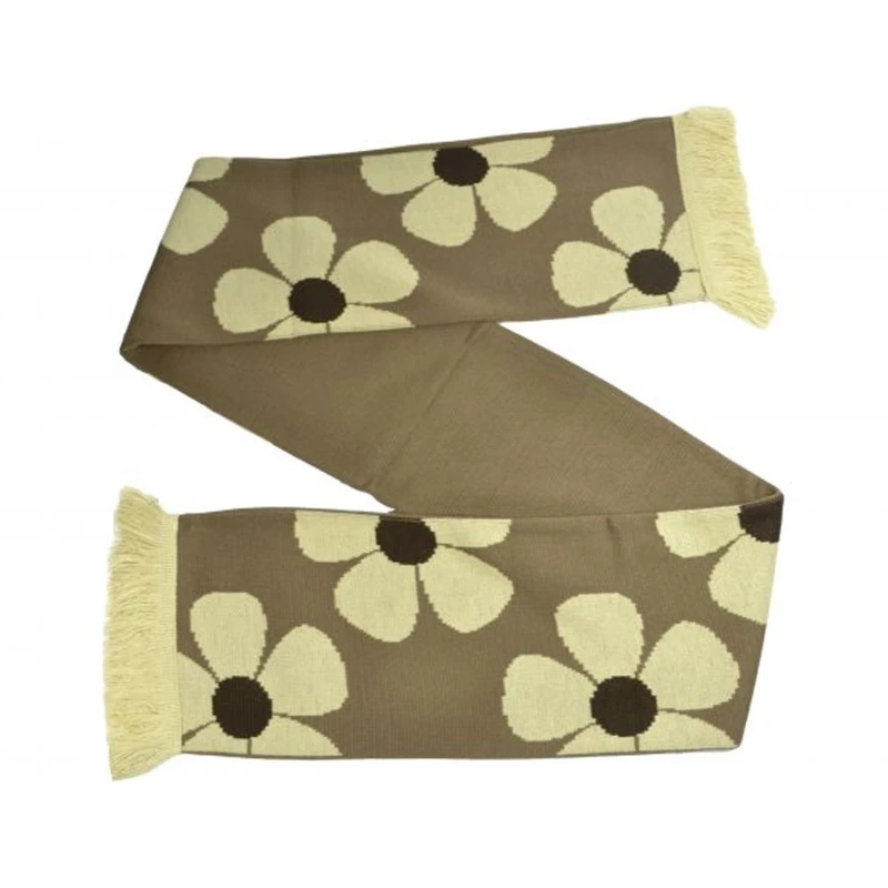 Image of Ultratec Clothing Mens Flowers Fashion Scarf in Brown Brown Male One Size