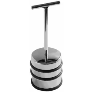 Image of Premier Housewares Chrome Door Stopper with Handle