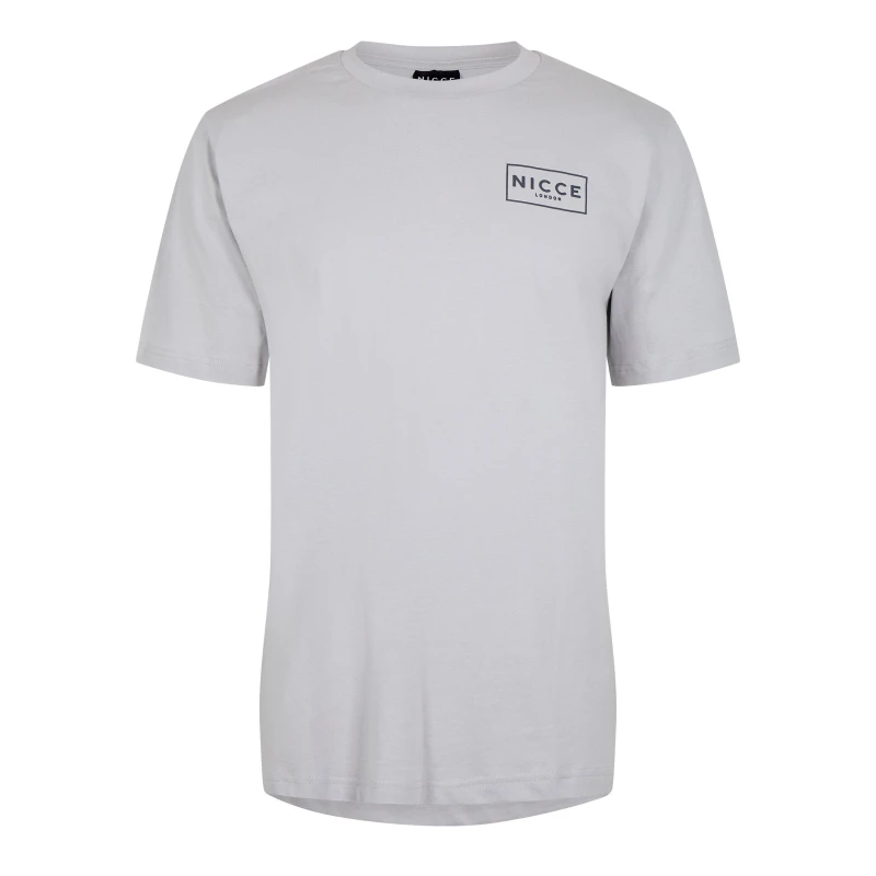 Image of Nicce Franzo Short Sleeve T-Shirt - Grey Grey 2XL