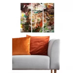 Image of MDF230311957 Multicolor Decorative MDF Painting (3 Pieces)