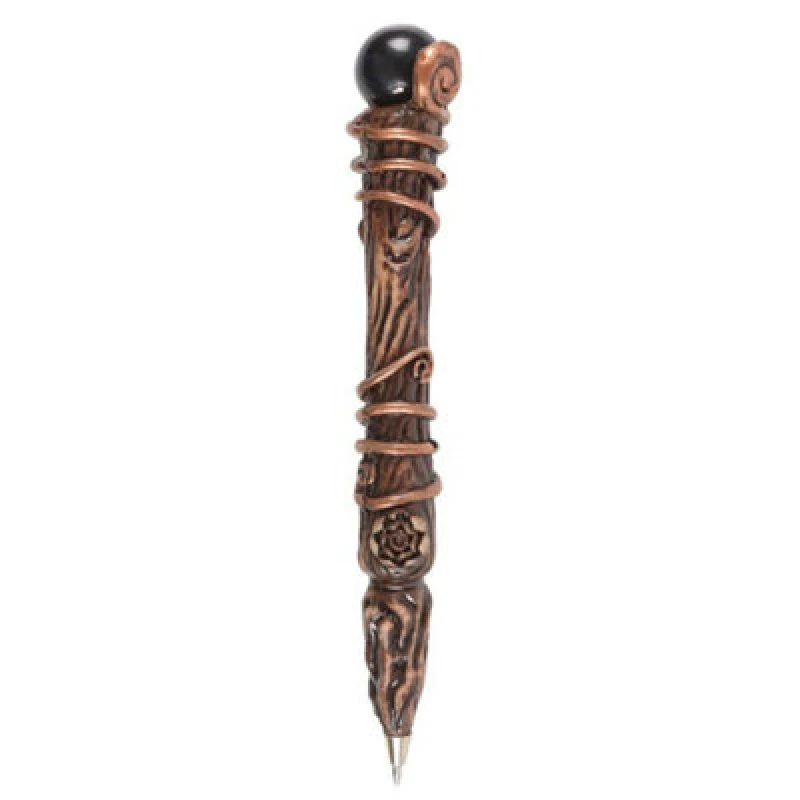 Image of Something Different Something Different Protection Wand Obsidian Pen in Brown Brown One Size Unisex 5063693979539