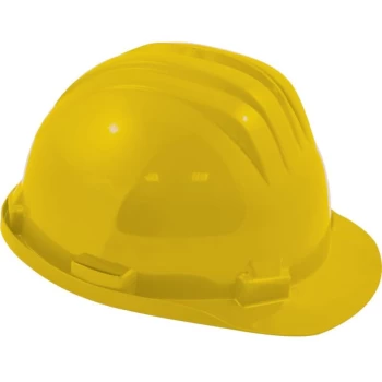 Image of Yellow Standard Safety Helmet - Sitesafe