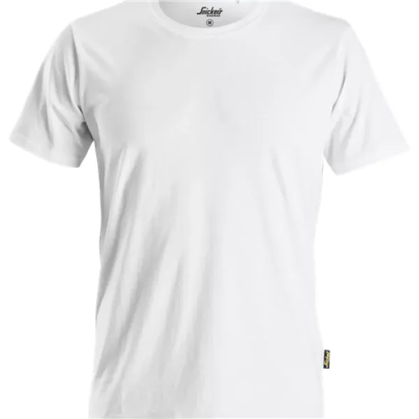 Image of Snickers AllroundWork T-Shirt Organic Cotton - White - M