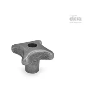 Image of Elesa - Star knob-DIN 6335-GG-80-M16-D