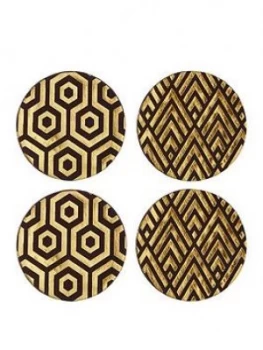 Image of Premier Housewares Geome Deco Coasters Set Of 4