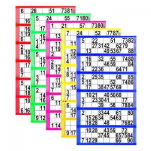 Image of 600 BINGO TICKETS