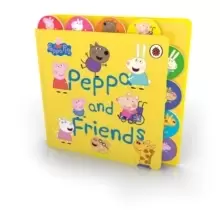 Image of Peppa Pig: Peppa and Friends : Tabbed Board Book