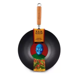 Image of Ken Hom 31cm Non-Stick Classic Wok