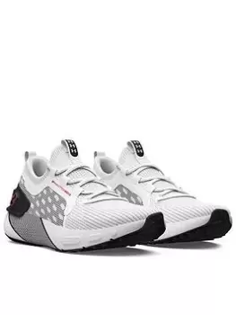 Image of Under Armour Womens Running HOVR Phantom Trainers, White, Size 8, Women