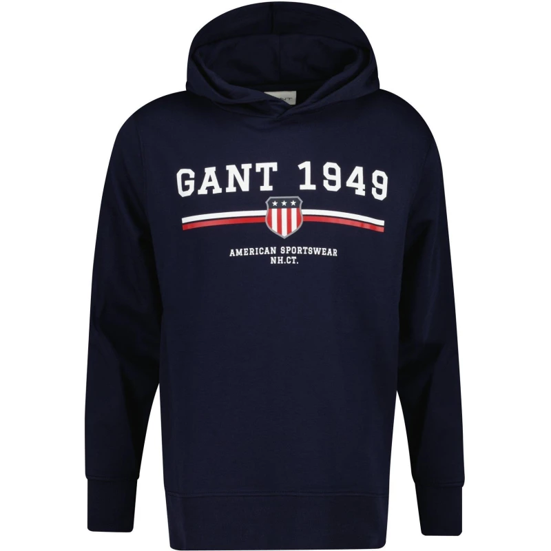 Image of Gant Graphic Hoodie Evening 433 male L