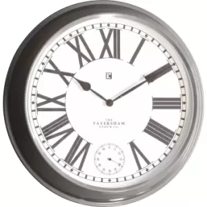 Image of Crossland Grove Provender Clock 520X90X520Mm - Light Grey