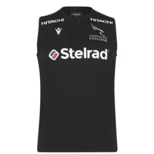 Image of Macron Falcons Poly Shirt Mens - Blue