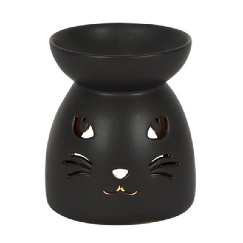 Image of Something Different Something Different Cat Oil Burner in Black One Size Unisex 5059699454378