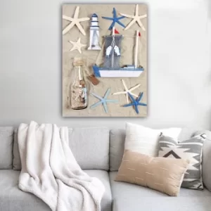 Image of 56538637_70100 Multicolor Decorative Canvas Painting