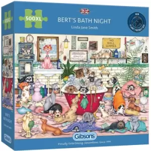Image of Bert's Bath Night Jigsaw Puzzle - 500 Extra Large Pieces