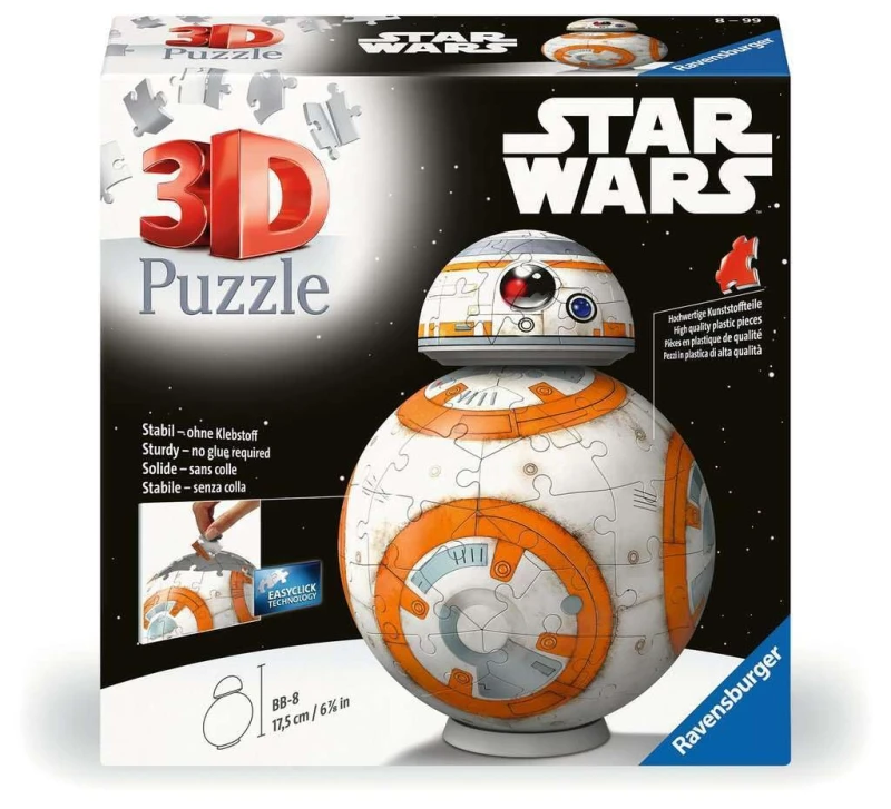 Image of Ravensburger 3D Puzzleball Star Wars BB-8 99pcs