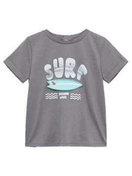 Image of Mango Baby Boys Surf Graphic Print T-Shirt