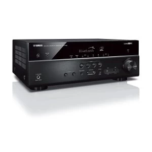 Image of YAMAHA RXV485B 5.1 channel AV receiver featuring MusicCast Black