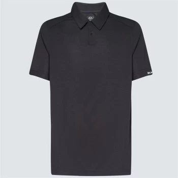 Image of Oakley Aero Ellipse Polo Shirt Mens - Black