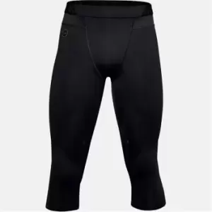 Image of Under Armour Rush Three Quarter Tights Mens - Black