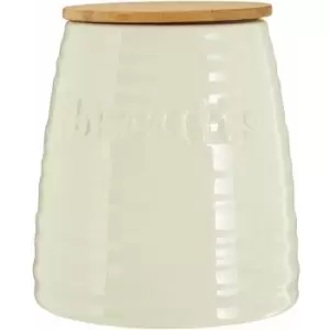 Image of Premier Housewares Winnie Cream Dolomite Biscuit Canister