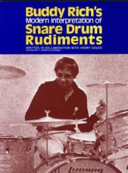 Image of Buddy Richs Interpretation of Snare Drum Rudiments Paperback