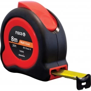 Image of Fisco Tuf-Lok Tape Measure Imperial & Metric 26ft / 8m 25mm