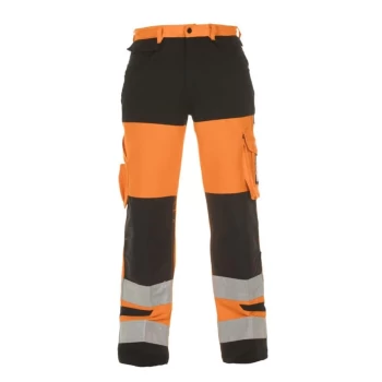 Image of Hertford High Visibility Trouser Two Tone Orange/Black - Size 42R