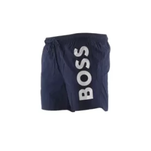 Image of BOSS Navy Octopus Swim Shorts