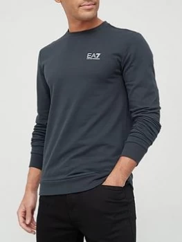 Image of Emporio Armani EA7 Core ID Logo Sweatshirt Navy Size XL Men