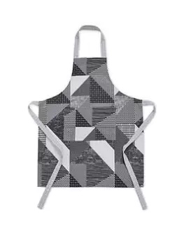 Image of Catherine Lansfield Larsson Geo Apron In Grey