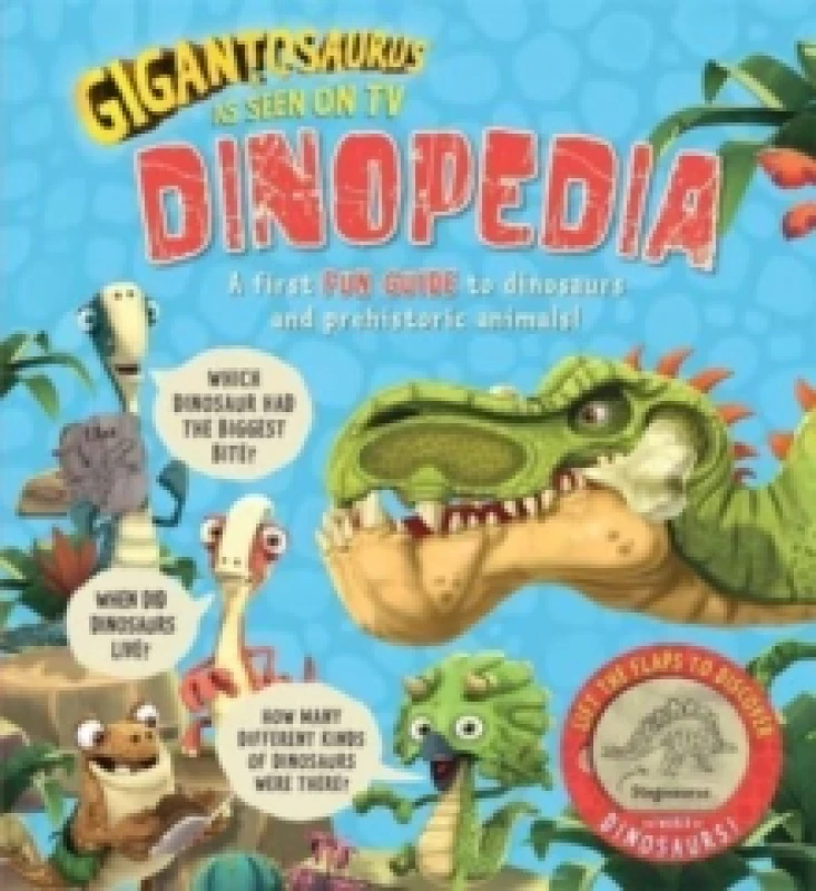 Image of Cyber Group Studios Gigantosaurus - Dinopedia Book Multi unisex