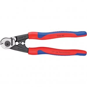 Image of Knipex Bowden Cable Wire Rope Cutters 190mm