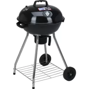 Image of Vaggan - Charcoal bbq Grill on Wheels 45cm Black