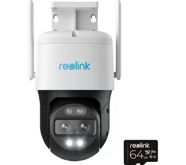 Image of REOLINK TrackMix Auto PTZ 2-lens 4K Ultra HD WiFi Security Camera - White